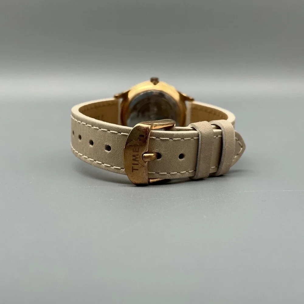 Timex Indiglo Easy Reader Womens Watch 32mm Leather TW2T72400 New Battery